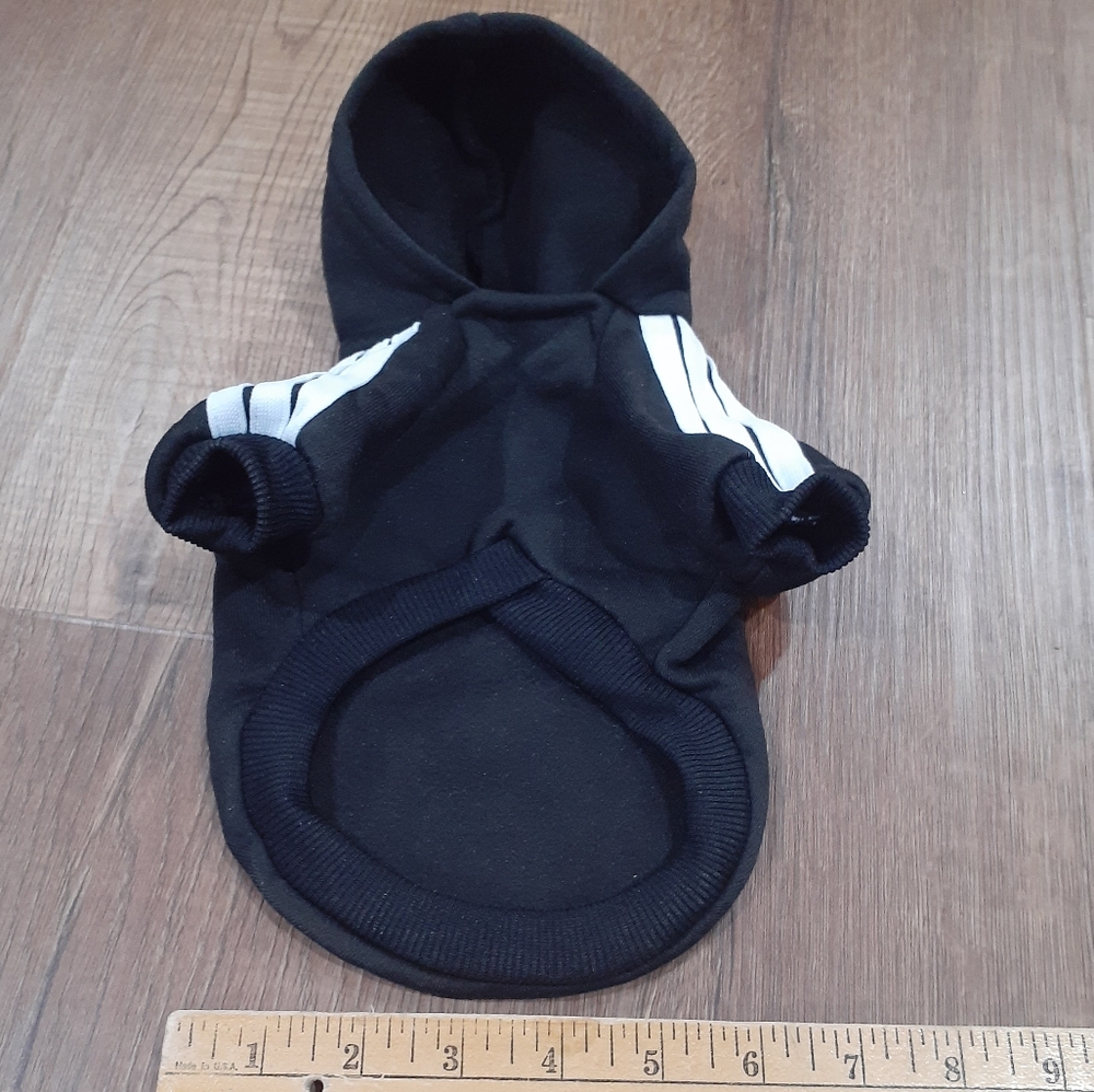 NWOT Black Doggie Track Jacket "Adidog" - Picture 6 of 7